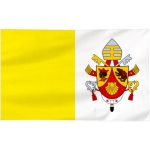 Flaga Papieska z herbem papieża Benedykta XVI