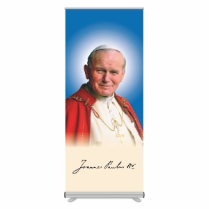 Roll-up Święty Jan Paweł II - STRONG 02