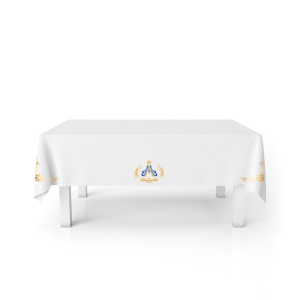 Obrus ołtarzowy z symbolem Maryjnym - 05