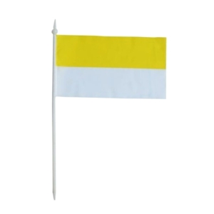 Chorągiewka Papieska żółto-biała